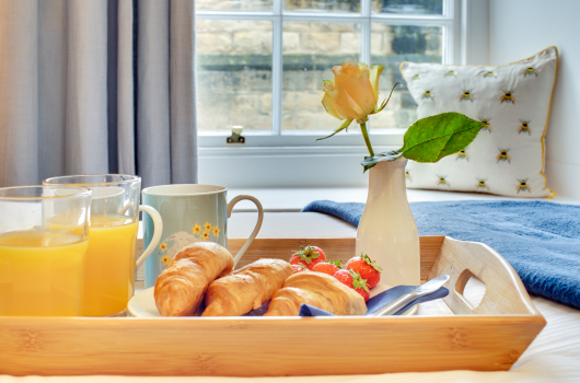 Breakfast Tray, Lionsgate View, Alnwick, Northumberland Breakfast Tray